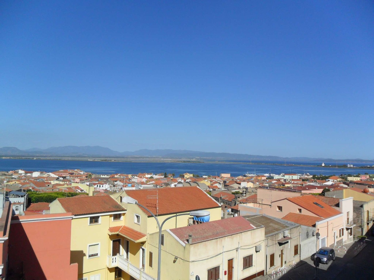 View from the private terrace of "The Belvedere" room