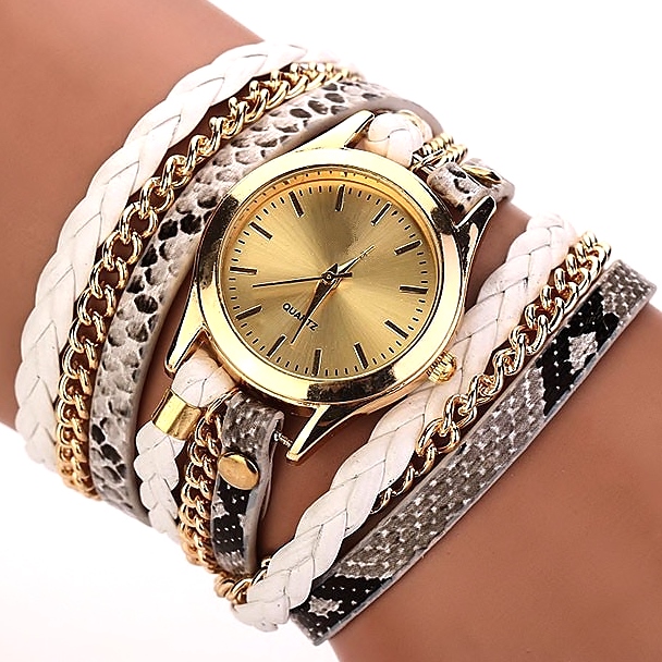 Montre femme plusieurs bracelets sales