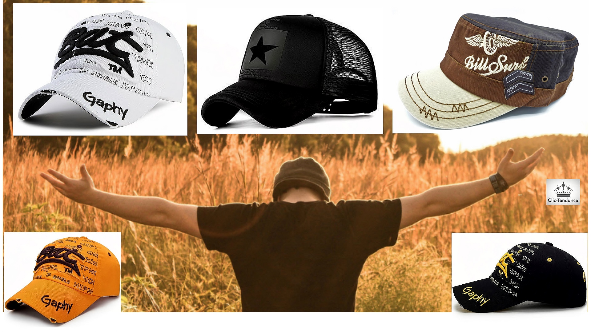 Casquette Homme Snapback et Tendance - Look Urbain et Us Fashion