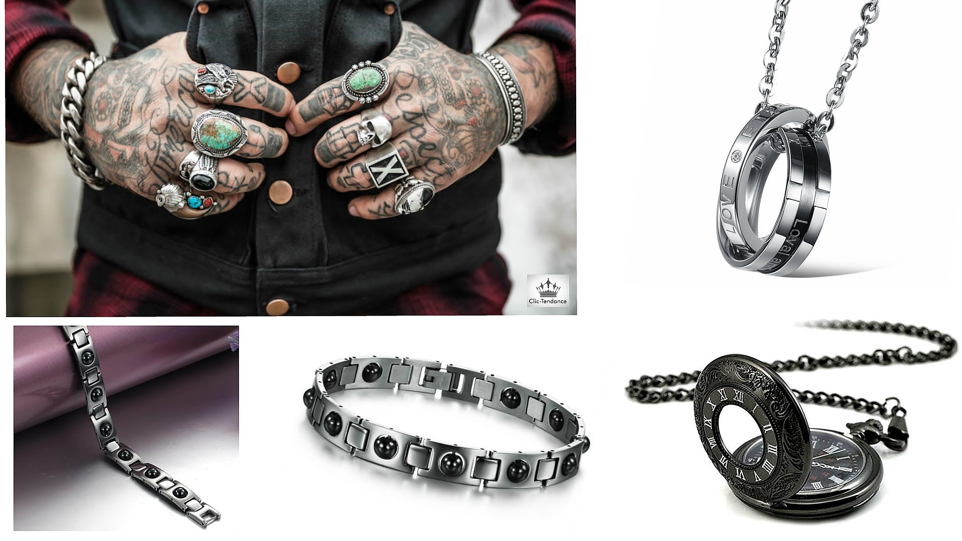 Accessoires Homme: Bijoux et Gadgets