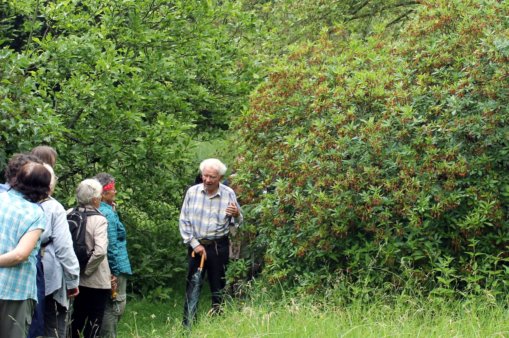 Rudolf Schröder im Heynitzer Schlosspark 2020, Foto: E.v.W.