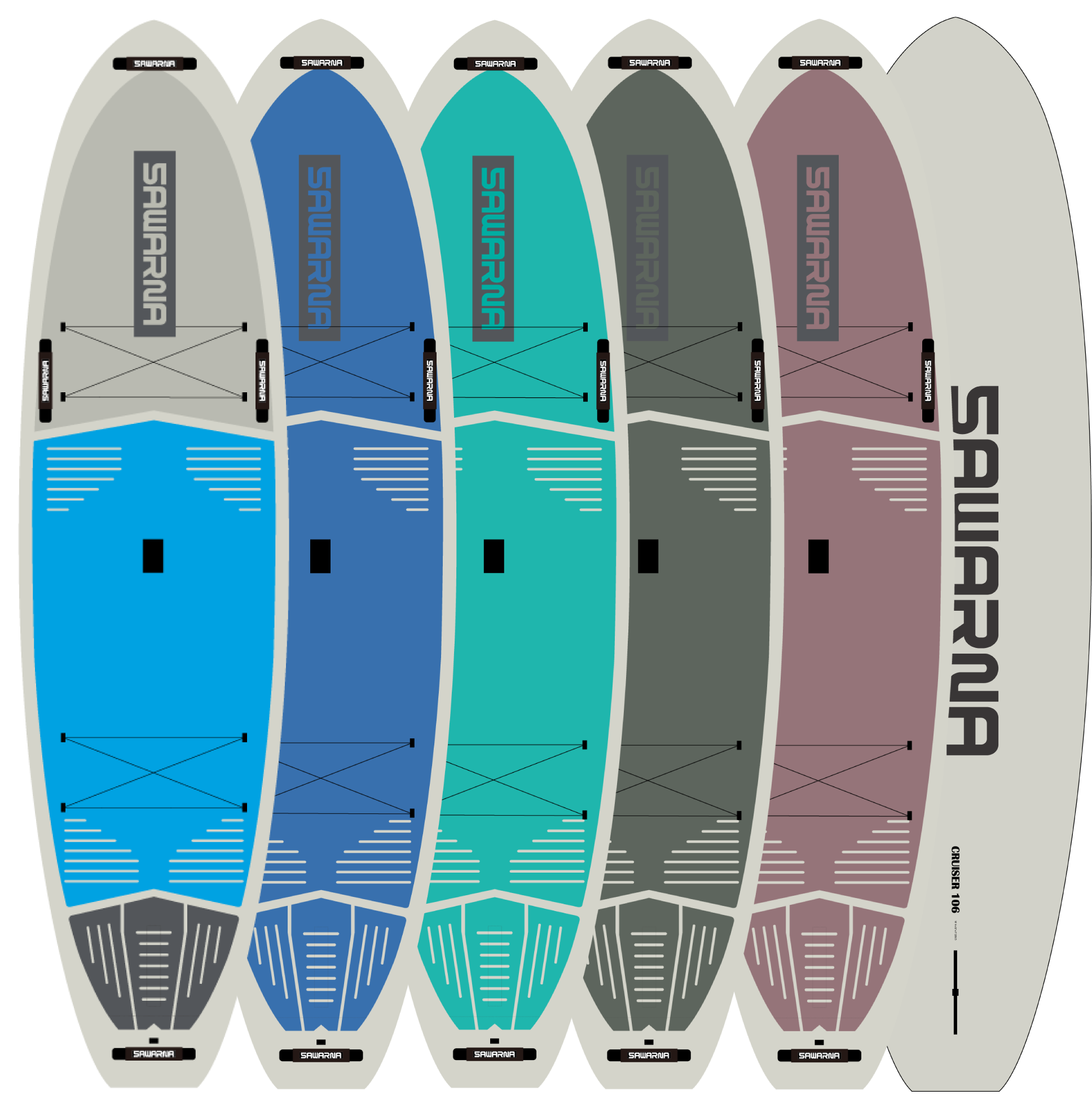 ｟Yuu A｠SAWARNA SUP ボード　CRUISER 10.6 CRUISER 106 - SAWARNA