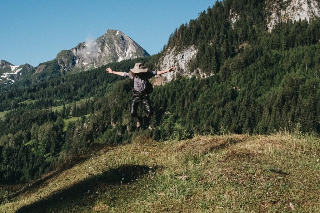 Wanderungen zwischen den Yoga-Einheiten