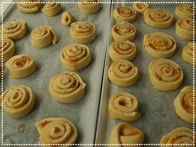 Girelle in lievitazione