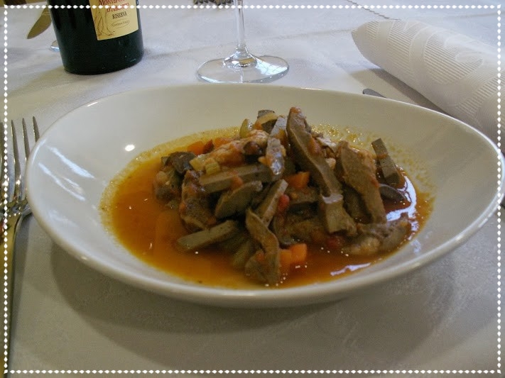 Interiora di agnello in umido