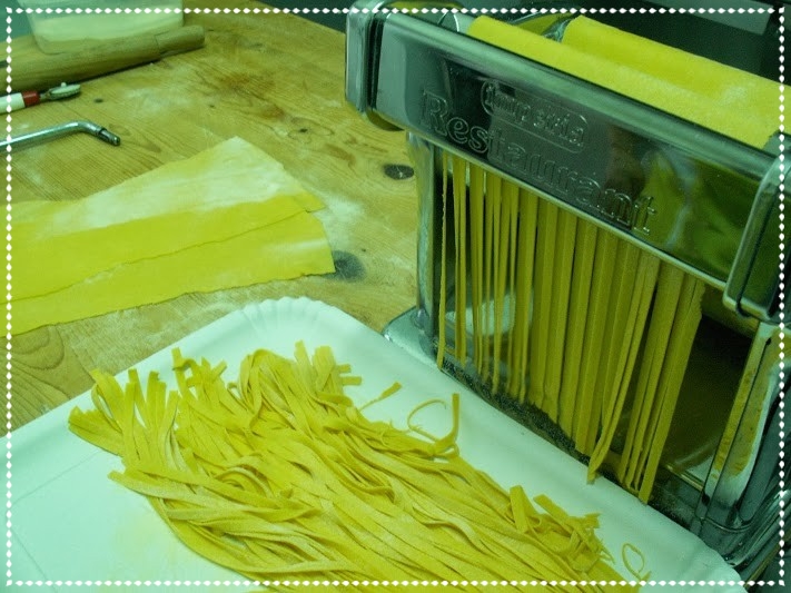 Il taglio delle fettuccine