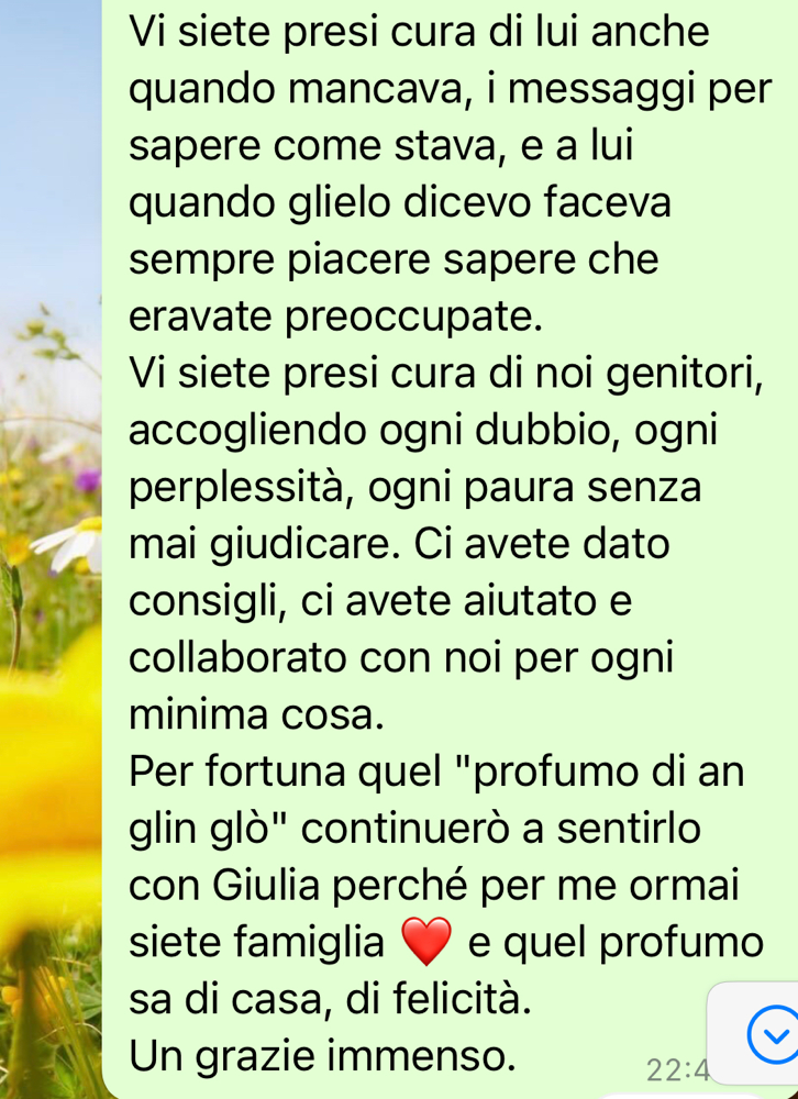 Ultimo giorno di nido per Matteo ❤️