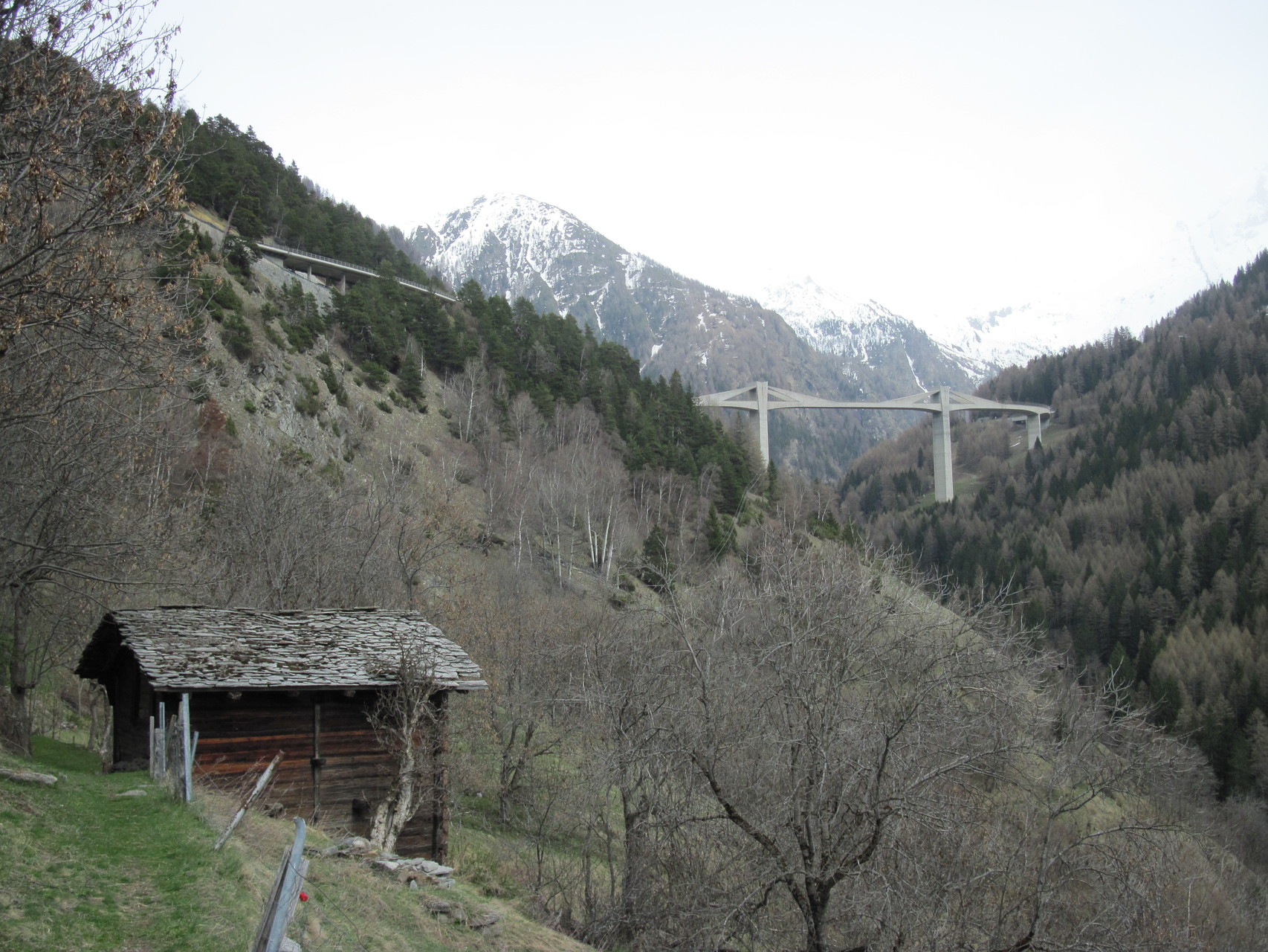 Blick zurück zur Ganterbrücke