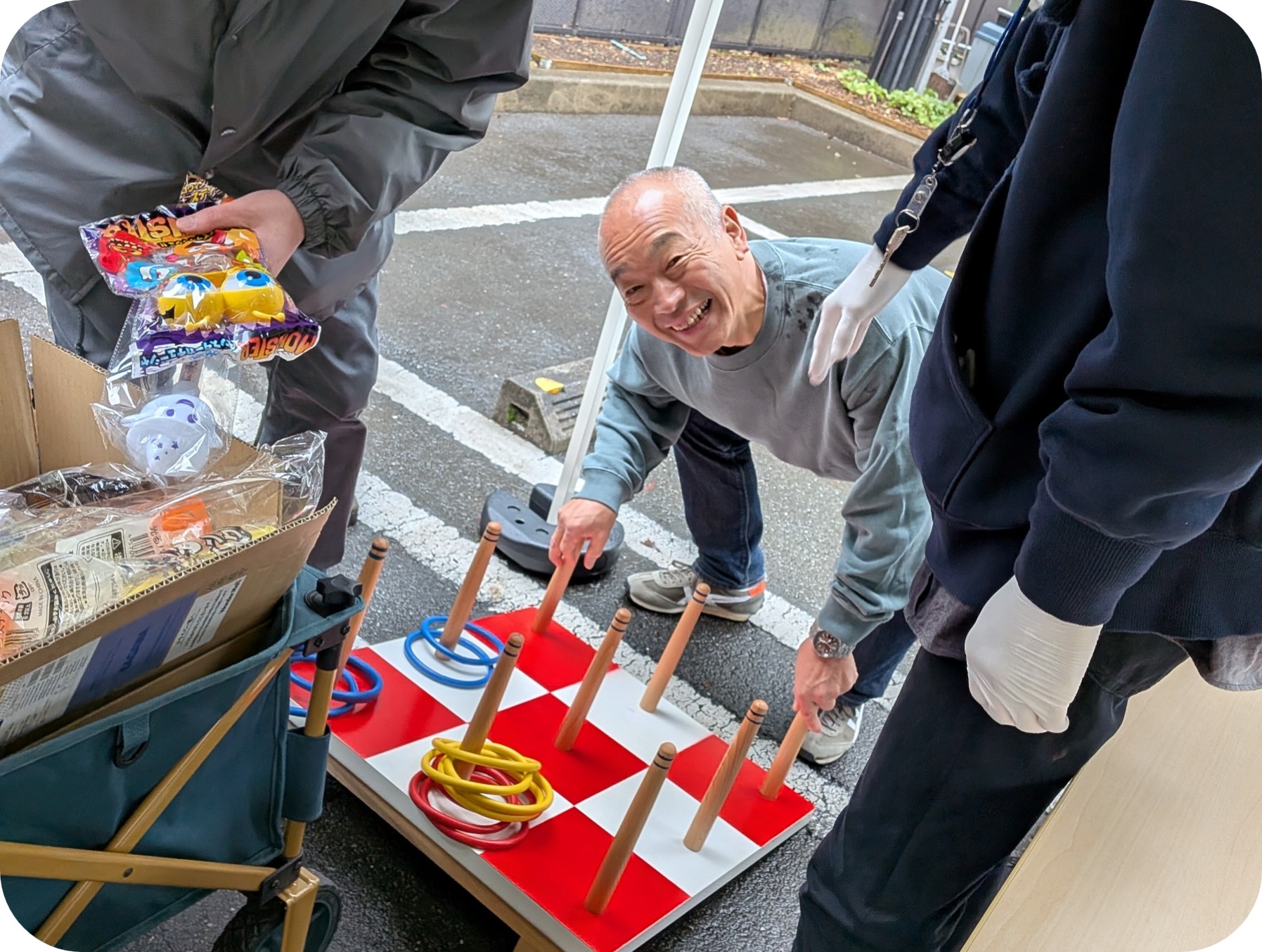 【浜川荘】小雨ちいさく開催★こども縁日