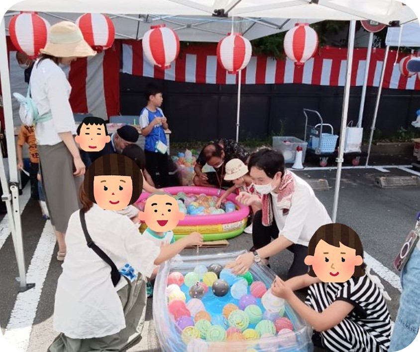 【浜川荘】★初★浜川荘主催「こども縁日」“THE 熱中イベント in 駐車場”