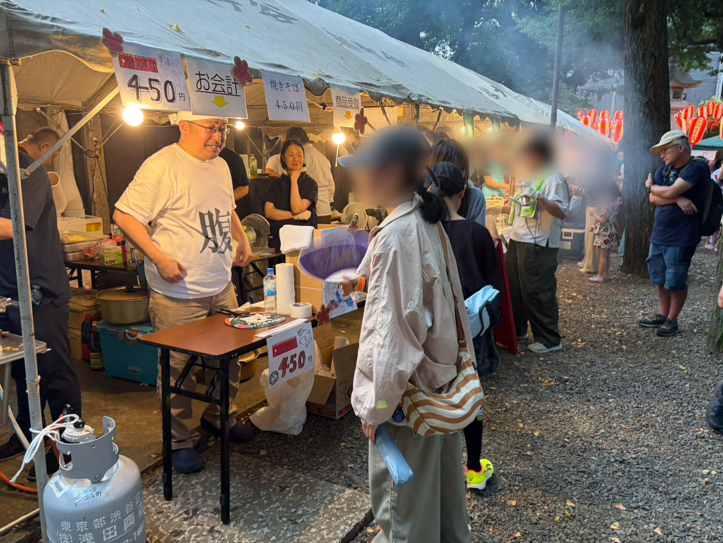 続々とお客さんが来てくれます♪