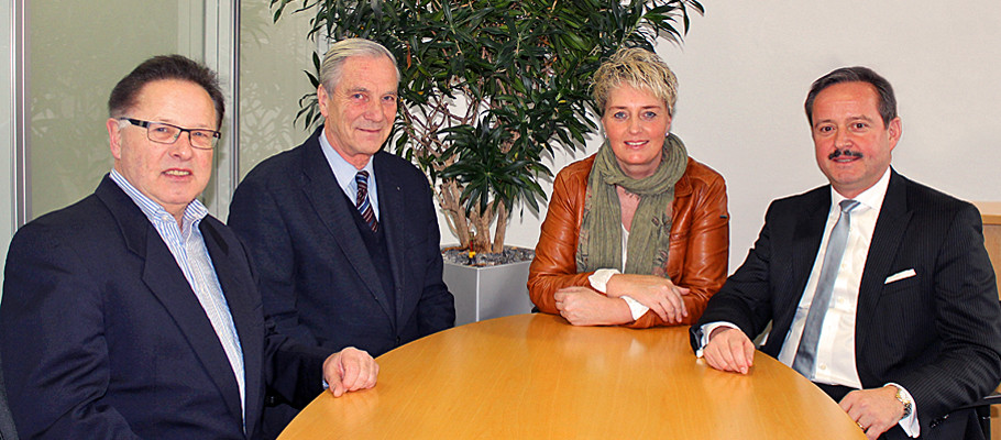 Dr. Ulrich Rietdorf, Dr. Gunter Blankenhorn, Anke Steck und Frieder Reichert