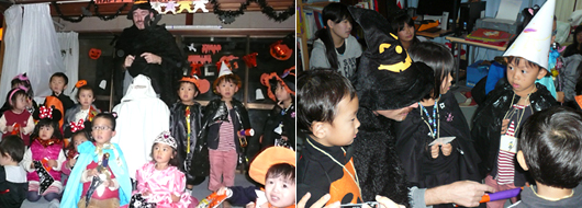 富雄・生駒の子供英会話スクールポイントクリア　ハロウィンパーティー