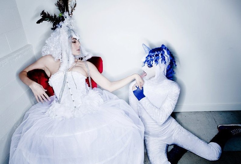 Sarah Stylisms Design Costumes Snow Princess & Splenduh the Unicorn!