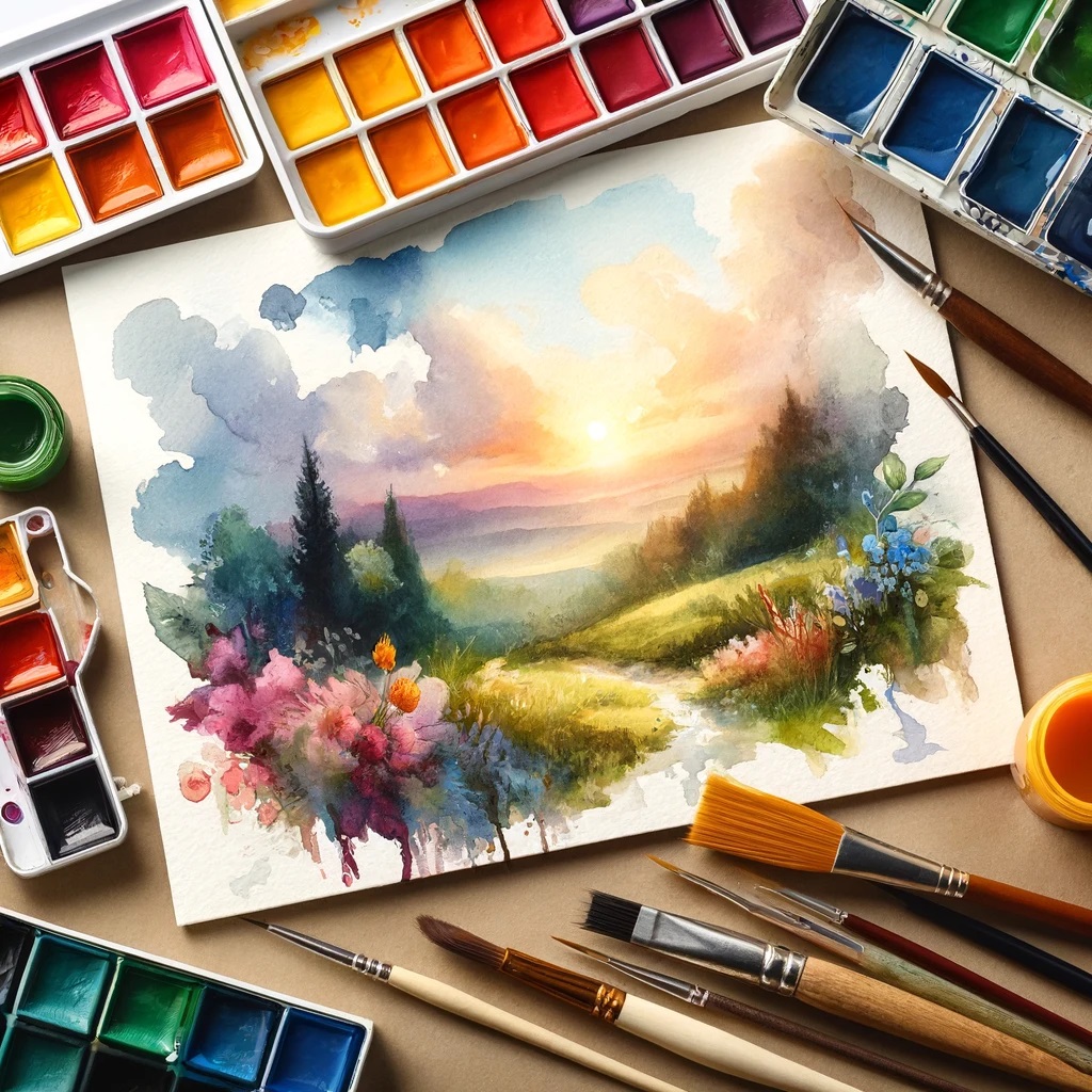 Die Kunst der Aquarellmalerei