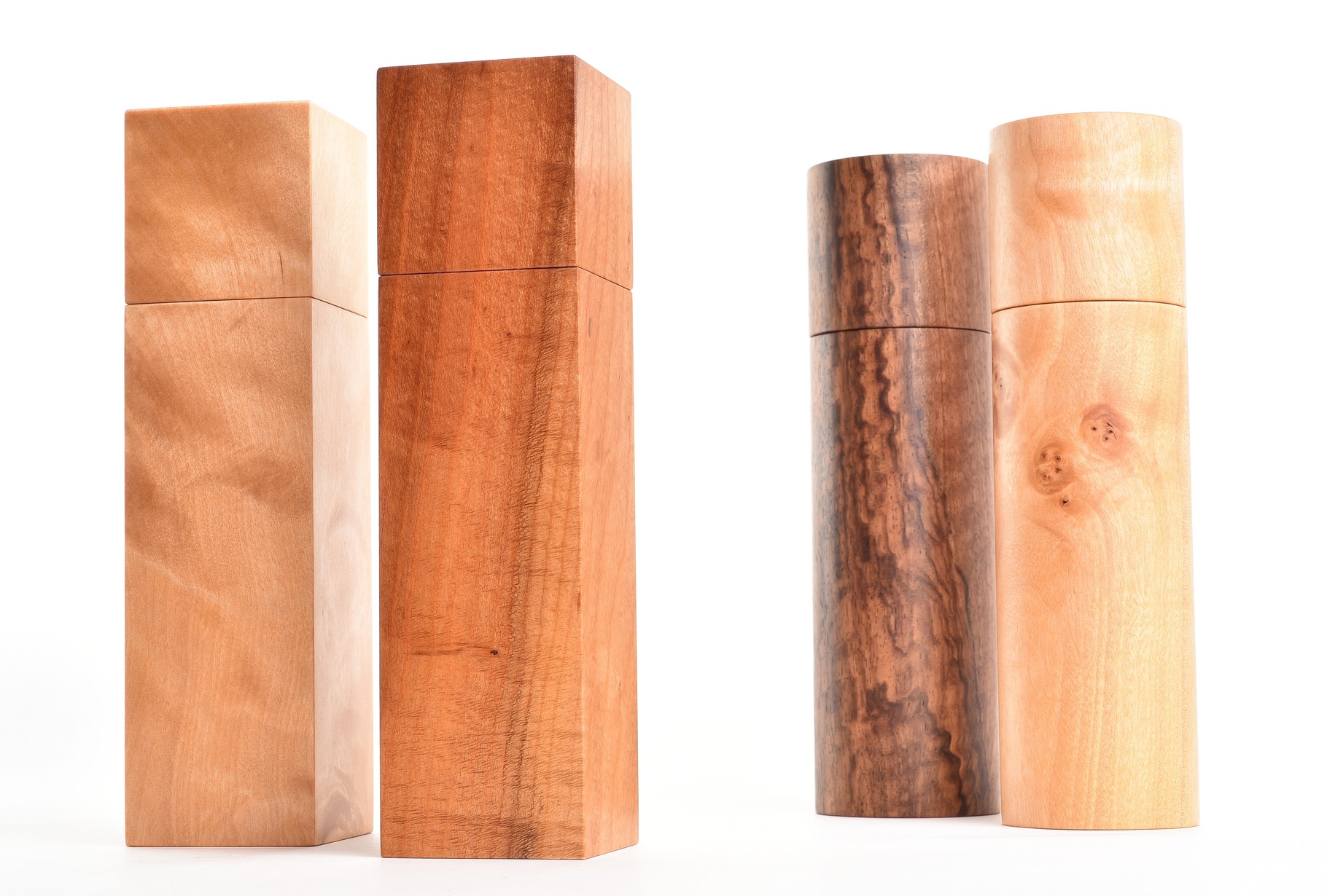 Filteilect Pfeffermühlenhalter Aus Holz - Akazien & Gummiholz Tablett Mit 2 Fächern