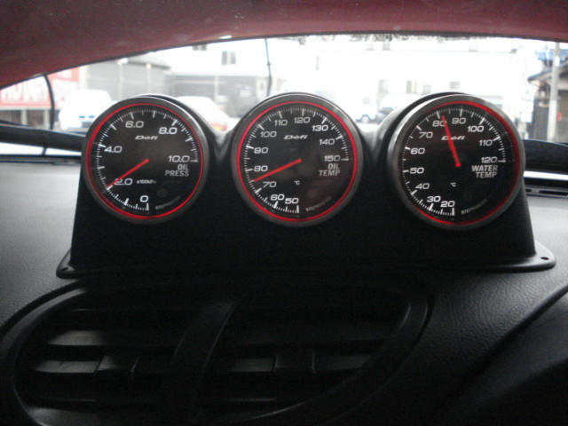 RX-7 FD3S専用 60φ 3連メーターフード  ボルトオン Defi等に RX-7 FD3S専用 60φ 3連メーターフード ボルトオン Defi等に マツダ RX