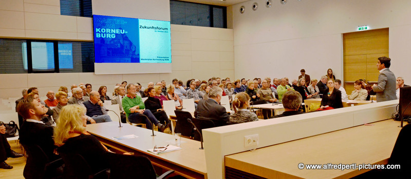 Zukunftsforum Korneuburg - Präsentation des Masterplans 2036 im Korneuburger Justizzentrum