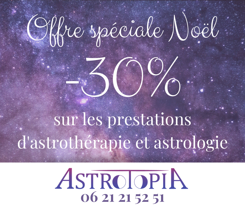 offre promo noel astrotopia astrologie astrothérapie la garde puget ville var