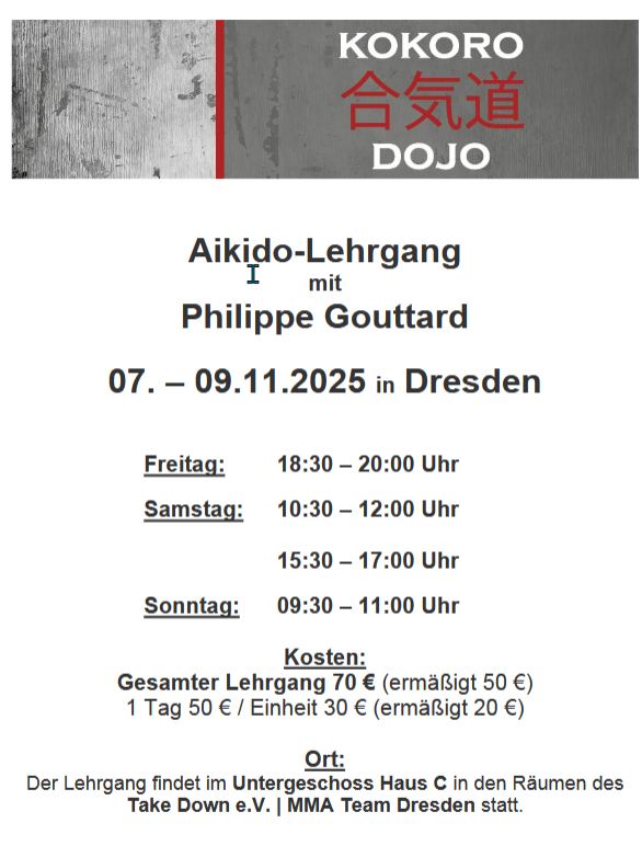 Kokoro Dojo: P.Gouttard DD
