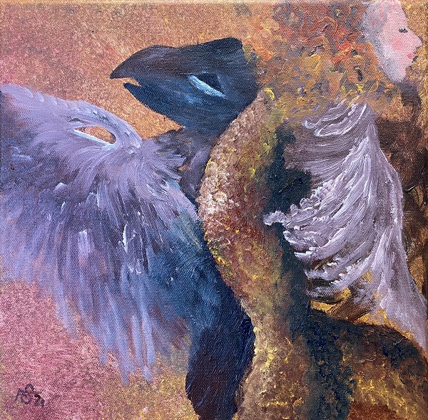 Tango D'Amour - Intuitives Bild der Künstlerin Andrea Christiane Spring