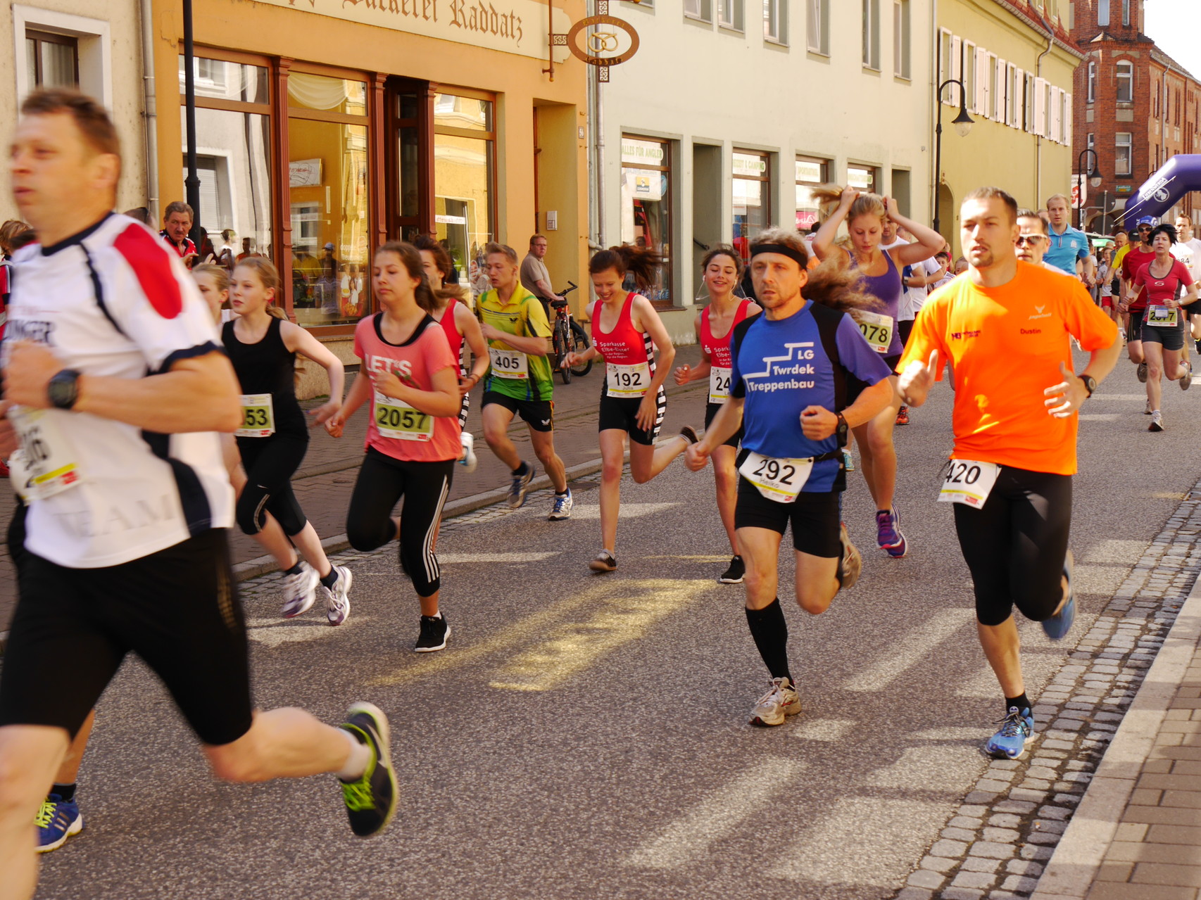 Der 5 km Lauf ist gestartet.