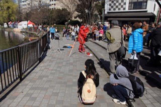 恩賜公園でやっていたマジック