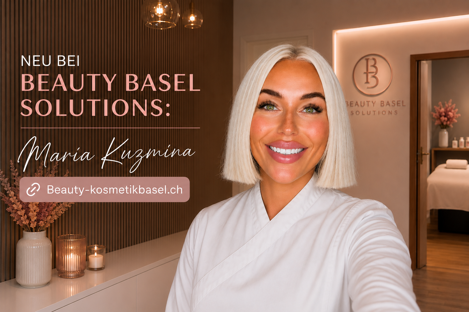 Neu bei Beauty Basel Solutions: Maria Kuzmina - unsere erfahrene Beauty Expertin