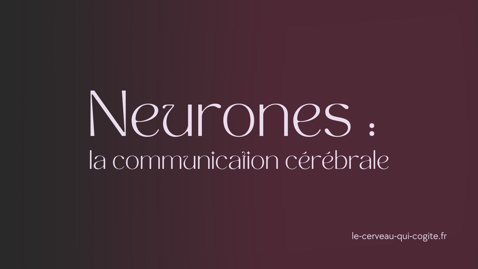 Les neurotransmetteurs : la communication cérébrale