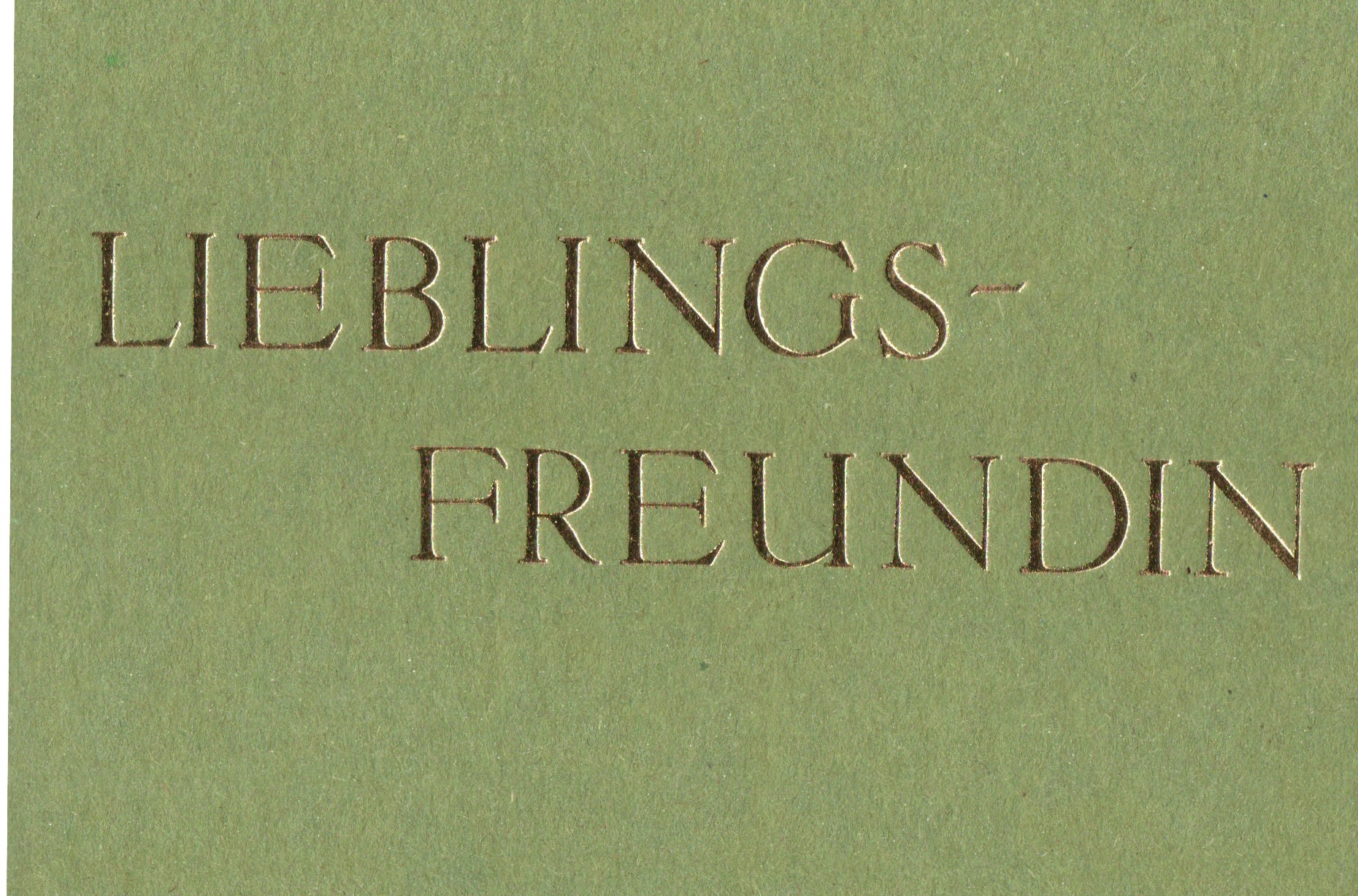 Lieblingsfreundin grün C6