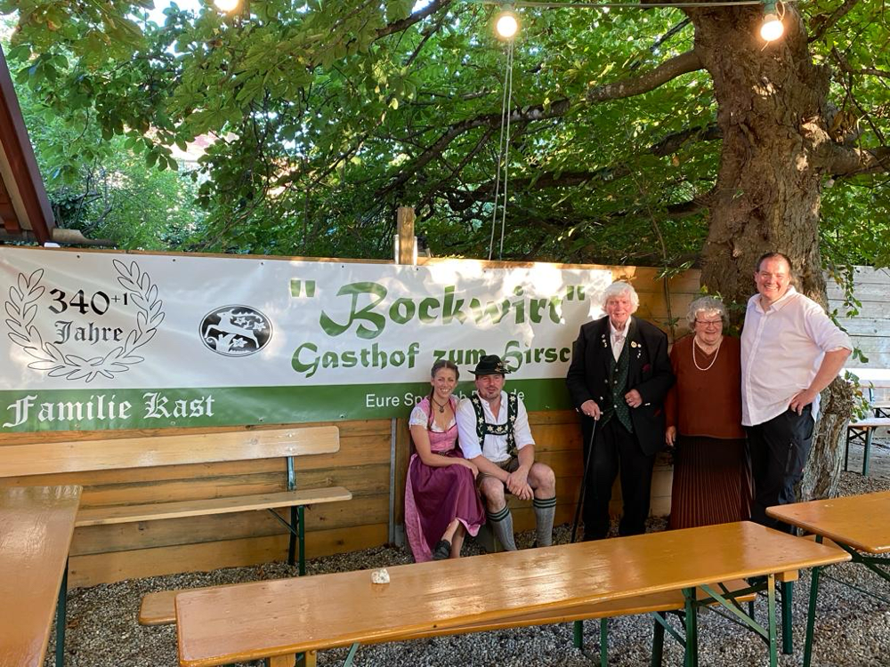 Christine, Django, Fritz, Heidi und Rainer