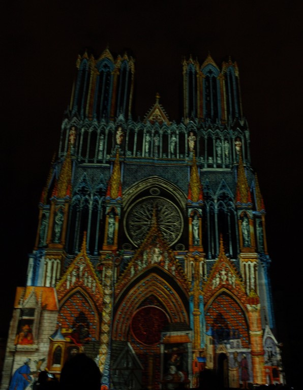 Spectacle sur la cathédrale.