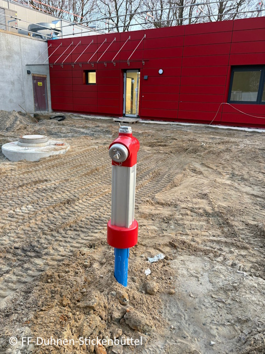 Der Überflurhydrant im Aussenbereich  © FF-Duhnen-Stickenbüttel
