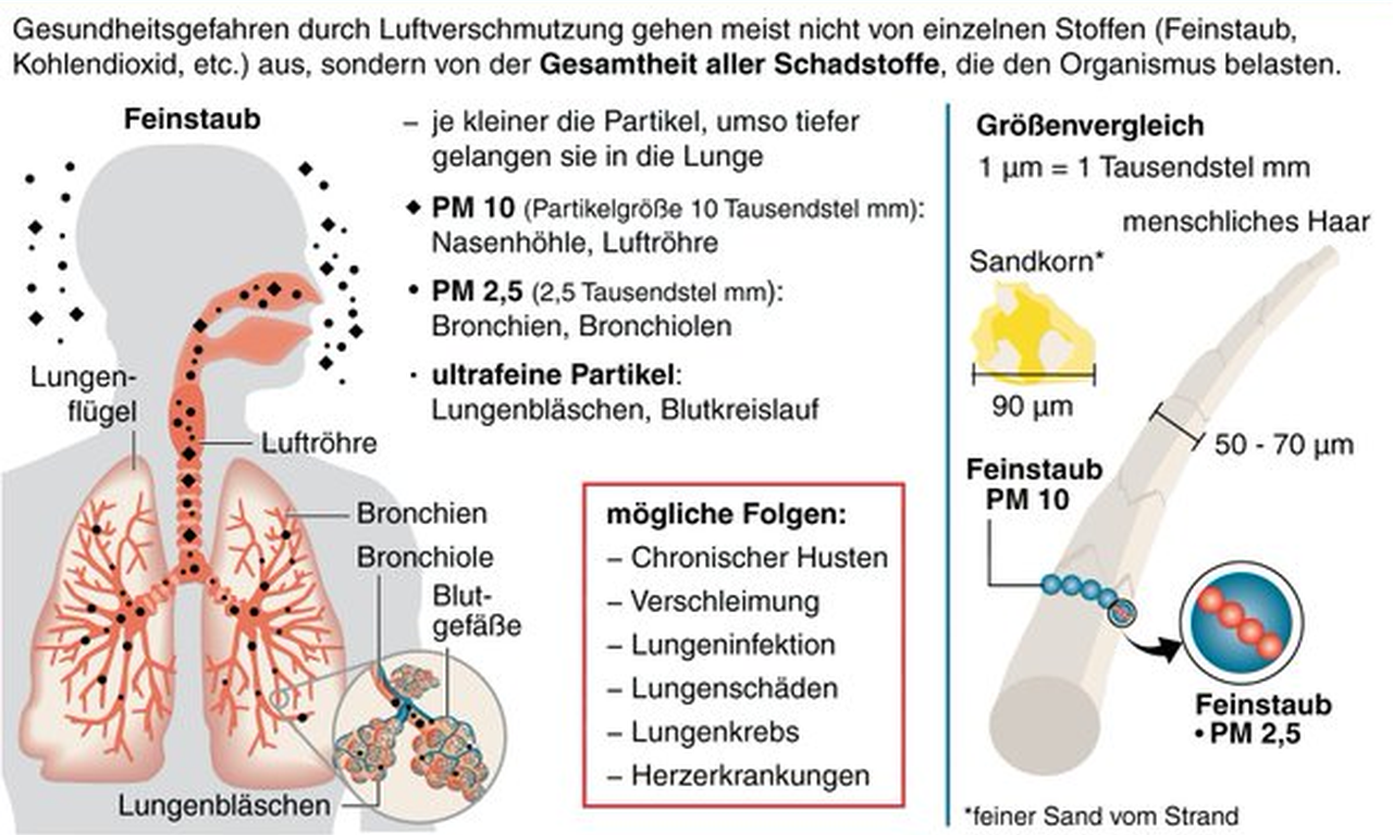 400.000 Menschen sterben jährlich durch Feinstaub - Bürger Bündnis ...