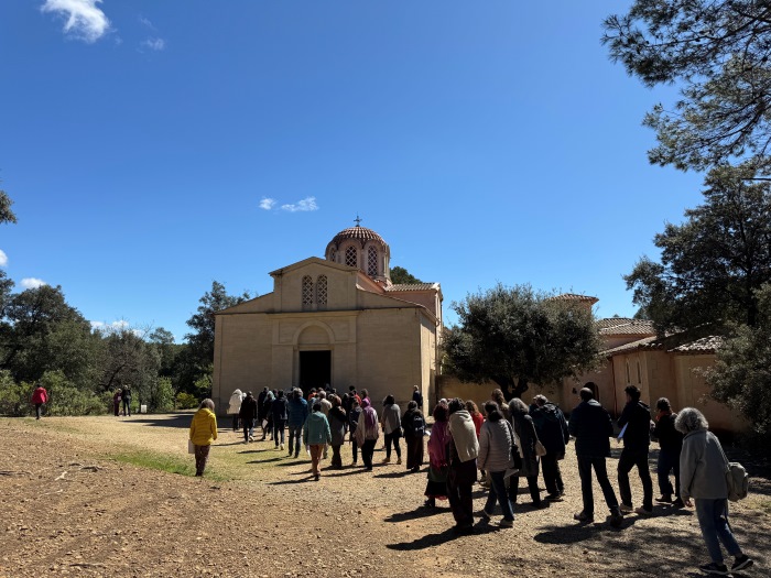 Retour de procession de l'Epitaphios 