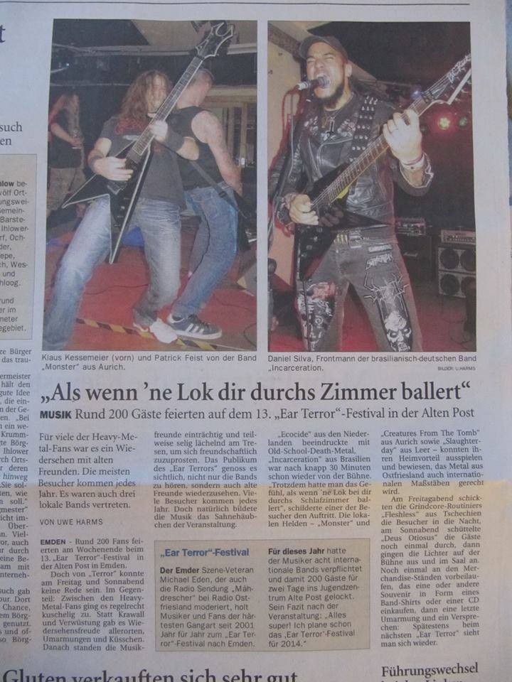 Ostfriesen Zeitung 12.11.2013