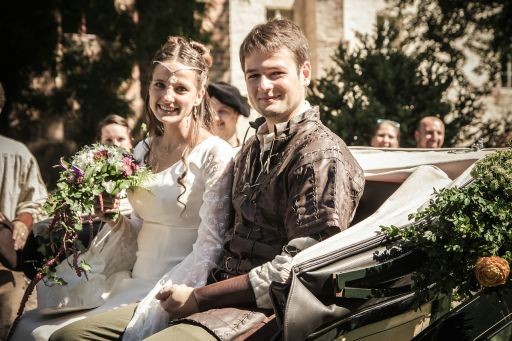 Hochzeitsplaner Berlin und Brandenburg - Mittelalter Hochzeit - Hochzeitskutsche