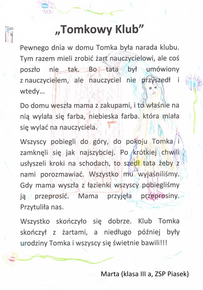 Napisz Opowiadanie O Wybranej Przygodzie Mikołajka Dziecięce opowiadania - spodkleksa