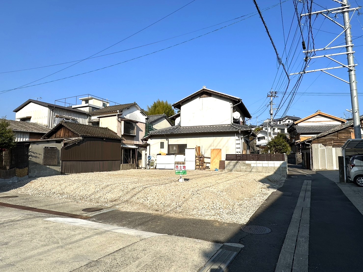 【盛土造成した閑静な住宅地】二王座売土地　316.4万円　45.20坪　坪単価7万円
