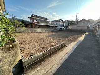 【閑静な住宅地】二王座土地　398.1万円　66.35坪　坪単価6万円