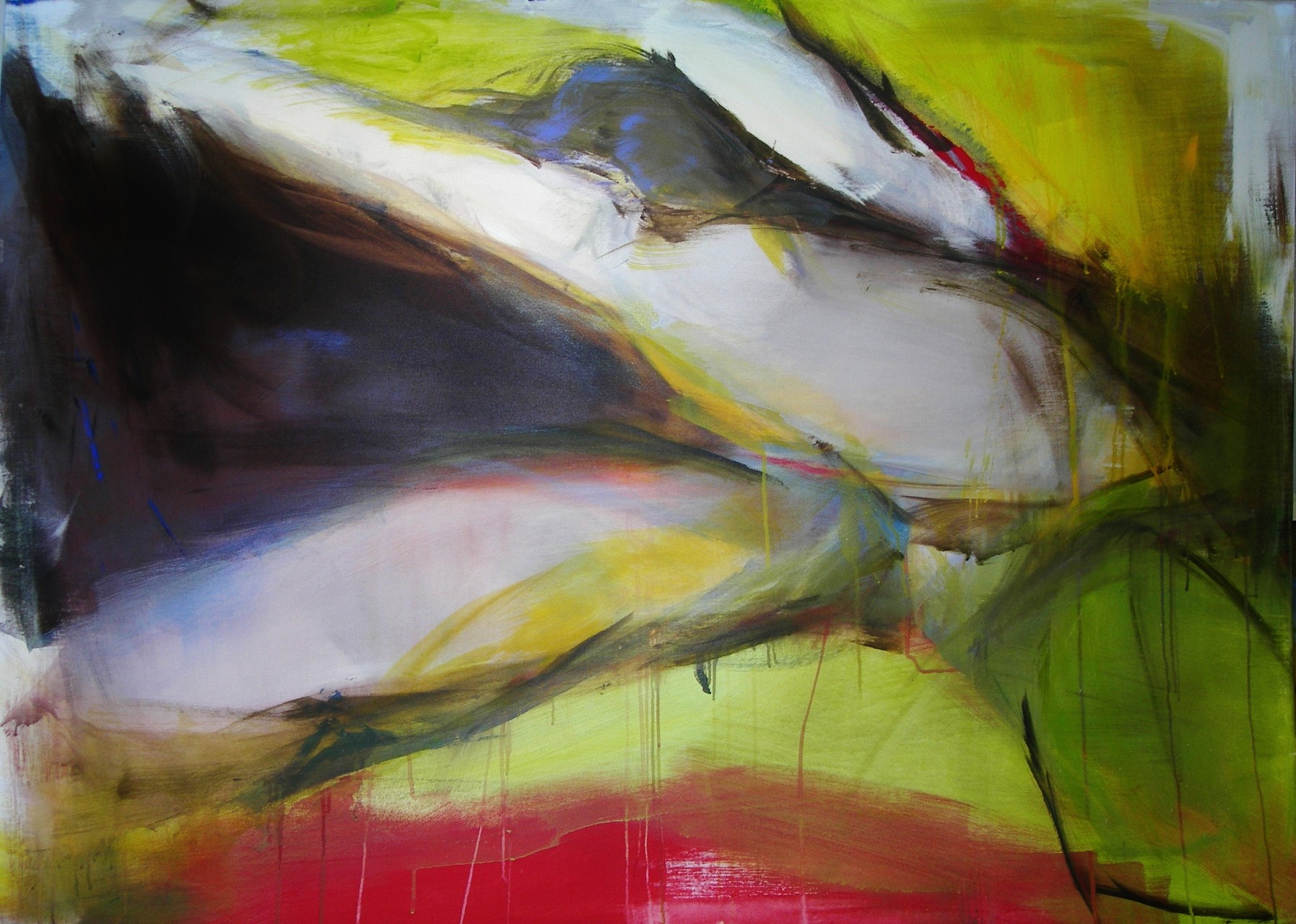 Aufschwung  |  110 x150  |  Acryl auf Leinwand  |  2012