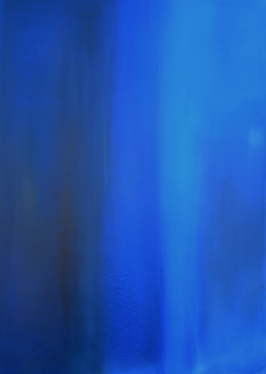 Blauer geht es  |  100 x150  |  Öl auf Leinwand  |  2012