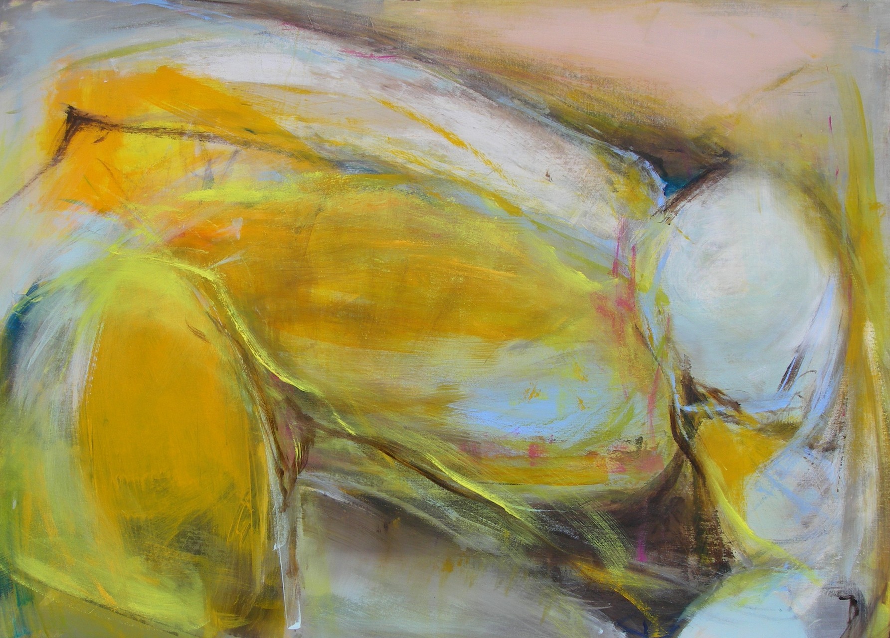 Vorbeugung  |  110 x150  |  Acryl auf Leinwand  |  2013