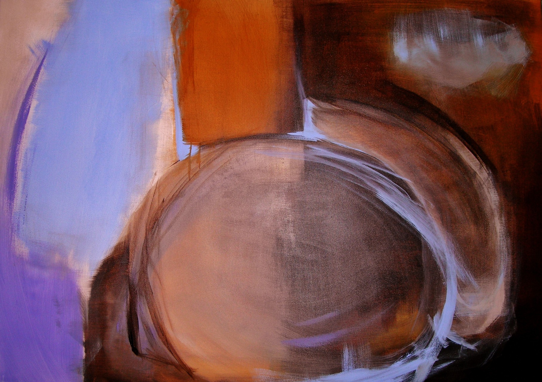 Rundungen  |  100 x 150  |  Acryl auf Leinwand  |  2012