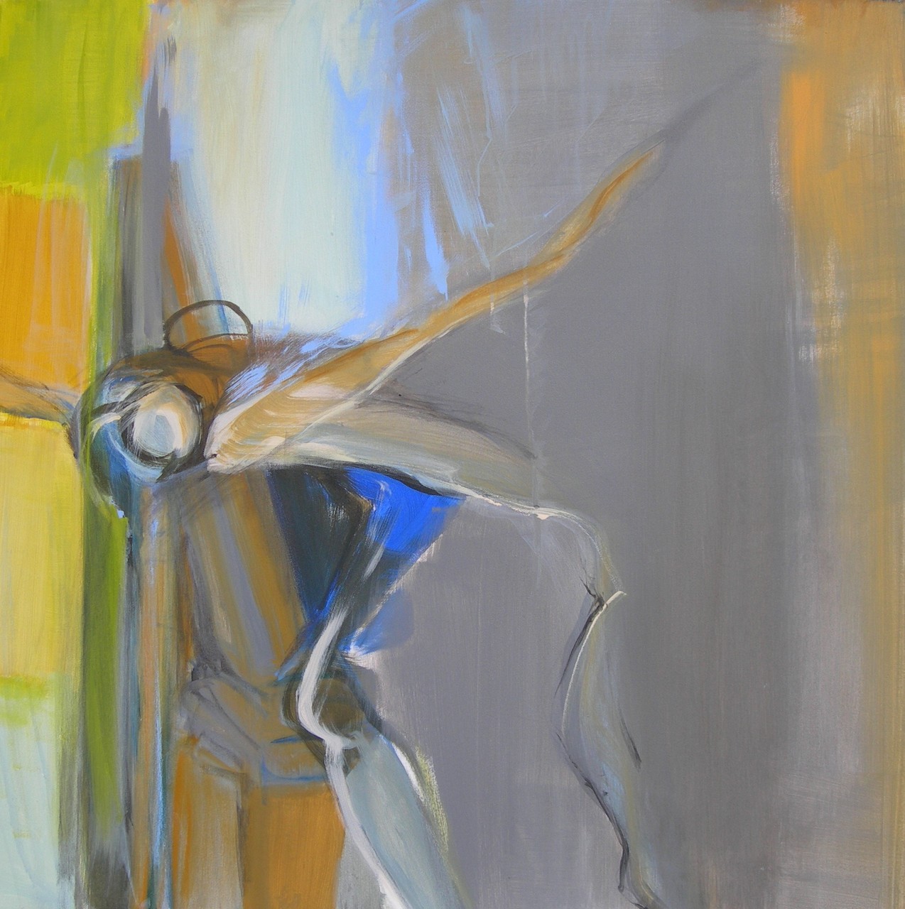 Flying art  |  100 x100  |  Acryl auf Leinwand  |  2012