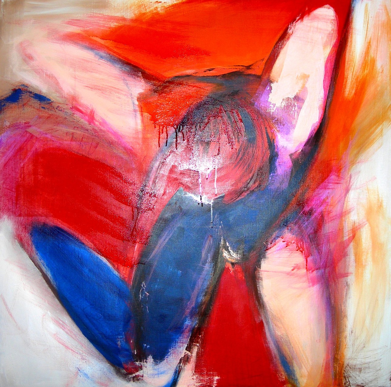 Im Fall  |  100 x 100  |  Acryl auf Leinwand  |  2010