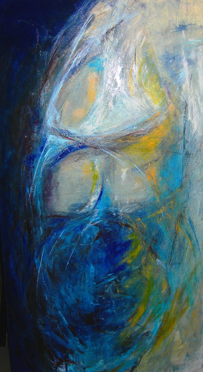 Helica  |  80 x 150  |  Öl auf Leinwand  |  2014