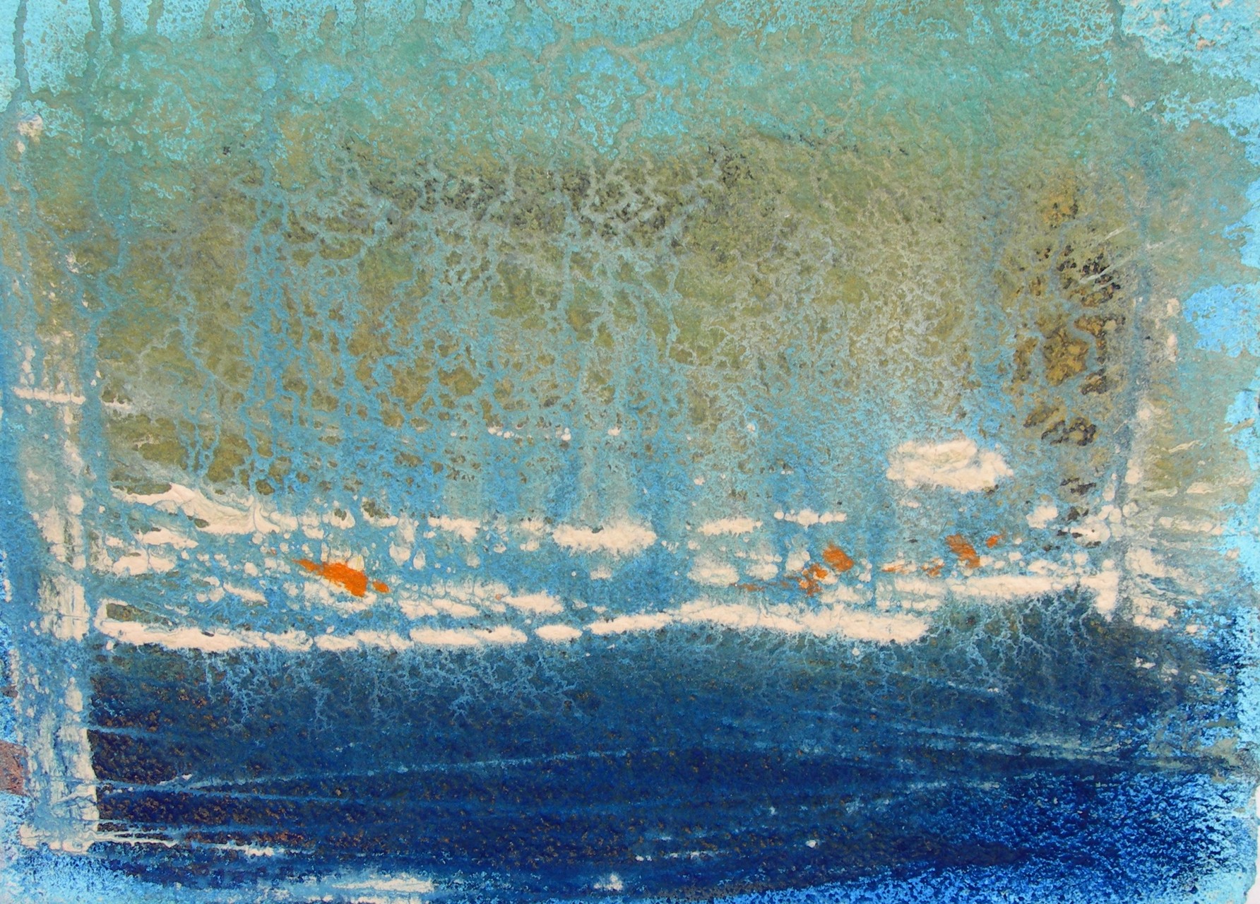 Bretagne  |  Acryl, Pigmente auf Bütten  |  30 x 40  |  2014