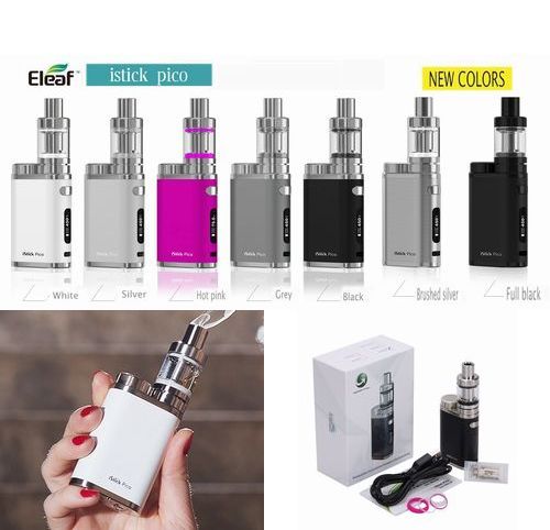 iStick PIco TC 75W　スターターキット 濃度の低いニコチンリキッドでも満足の出力調整可能