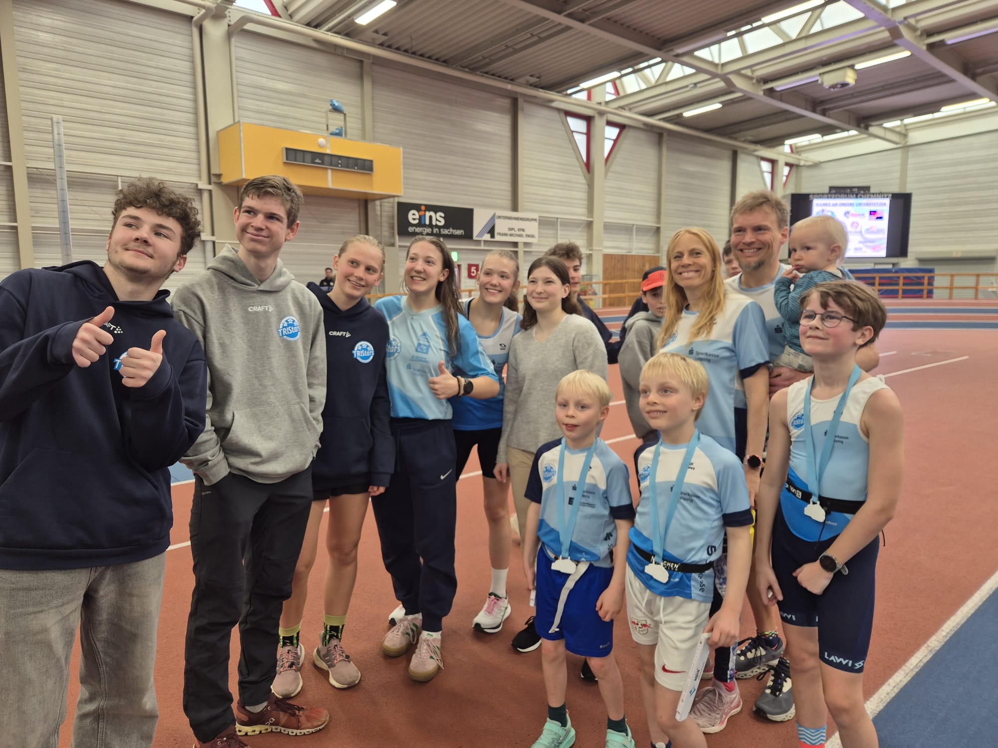 Starke TRIStars bei Indoor-Triathlon Premiere in Chemnitz
